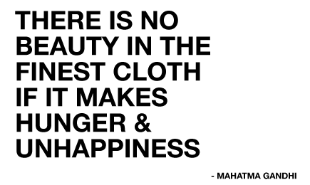 There is no Beauty in the Finest Cloth...